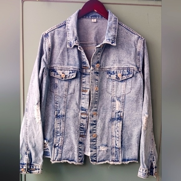Jackets & Blazers - Jean jacket size L